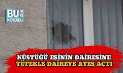 Küstüğü Eşinin Dairesine Tüfekle Daireye Ateş Açtı