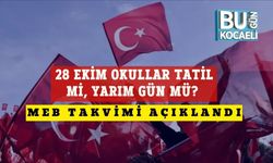 28 Ekim Okullar Tatil Mi, Yarım Gün Mü? MEB Takvimi Açıklandı