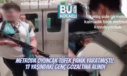 Metroda Oyuncak Tüfek Panik Yaratmıştı! 17 Yaşındaki Genç Gözaltına Alındı