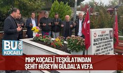 MHP Kocaeli Teşkilatından Şehit Hüseyin Güldal’a Vefa