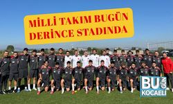 Milli Takım Bugün Derince Stadında