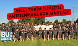 Milli Takım İlimizde Antrenmanlara Başladı