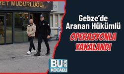 Gebze’de Aranan Hükümlü Operasyonla Yakalandı