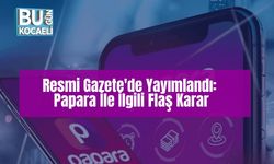 Resmi Gazete'de Yayımlandı: Papara İle İlgili Flaş Karar