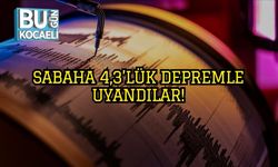 Sabaha 4,3’lük Depremle Uyandılar!