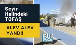 Seyir Halindeki TOFAŞ Alev Alev Yandı!