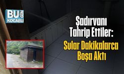Şadırvanı Tahrip Ettiler: Sular Dakikalarca Boşa Aktı