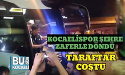 Kocaelispor Şehre Zaferle Döndü, Taraftar Coştu