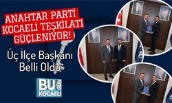 Anahtar Parti Kocaeli Teşkilatı Güçleniyor! Üç İlçe Başkanı Belli Oldu