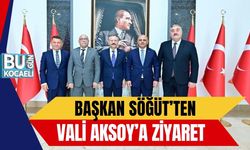 Başkan Söğüt’ten Vali Aksoy’a Ziyaret