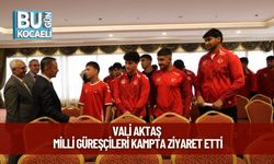 Vali Aktaş, Milli Güreşçileri Kampta Ziyaret Etti