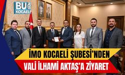 İMO Kocaeli Şubesi’nden Vali İlhami Aktaş’a Ziyaret
