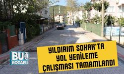 Yıldırım Sokak’ta Yol Yenileme Çalışması Tamamlandı