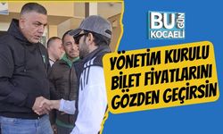 Yönetim Kurulu Bilet Fiyatlarını Gözden Geçirsin