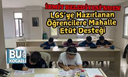 İzmit Belediyesi’nden LGS’ye Hazırlanan Öğrencilere Mahalle Etüt Desteği