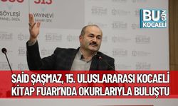 Said Şaşmaz, 15. Uluslararası Kocaeli Kitap Fuarı’nda Okurlarıyla Buluştu