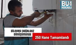 Dilovası Doğalgaz Dönüşümünde 250 Hane Tamamlandı