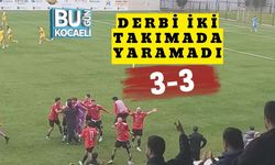 Derbi İki Takımada Yaramadı: 3-3