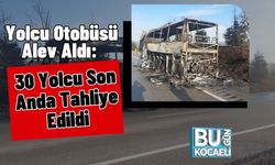 Yolcu Otobüsü Alev Aldı: 30 Yolcu Son Anda Tahliye Edildi