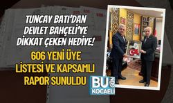 Tuncay Batı’dan Devlet Bahçeli’ye Dikkat Çeken Hediye! 606 Yeni Üye Listesi ve Kapsamlı Rapor Sunuldu