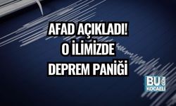 AFAD Açıkladı! O İlimizde Deprem Paniği