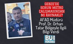 Gebze'de Sorun Metro Çalışmasından Mı Kaynaklı? AFAD Müdürü Prof. Dr. Orhan Tatar Bölgeyle İlgili Bilgi Verdi