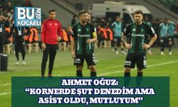 Ahmet Oğuz: “Kornerde Şut Denedim Ama Asist Oldu, Mutluyum”