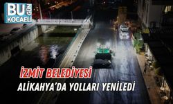 İzmit Belediyesi Alikahya’da Yolları Yeniledi