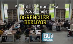 Ara Tatilde Kocaeli'deki Kütüphaneler Öğrencileri Bekliyor