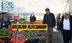 Başkan Kocaman Ataşehir Pazarı'nda Vatandaşla Buluştu