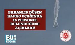 Bakanlık Düşen Kargo Uçağında 20 Personel Bulunduğunu Açıkladı!