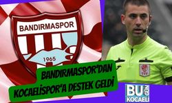 Bandırmaspor’dan Kocaelispor’a Destek Geldi