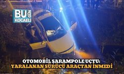 Otomobil Şarampole Uçtu: Yaralanan Sürücü Araçtan İnmedi