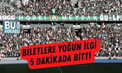 Biletlere Yoğun İlgi 5 Dakikada Bitti