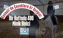 Kocaeli’de Çocuklara At Sevgisi: Bir Haftada 400 Minik Binici