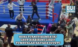 Boks Turnuvasında İki Grup Birbirine Girdi! Yumruklar Havada Uçuştu