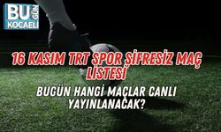 16 Kasım TRT Spor Şifresiz Maç Listesi: Bugün Hangi Maçlar Canlı Yayınlanacak?