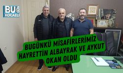 Bugünkü Misafirlerimiz Hayrettin Albayrak ve Aykut Okan Oldu