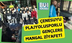 Çenesuyu Plajyolusporlu Gençlere Mangal Ziyafeti