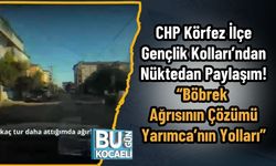 CHP Körfez İlçe Gençlik Kolları’ndan Nüktedan Paylaşım! “Böbrek Ağrısının Çözümü Yarımca’nın Yolları”