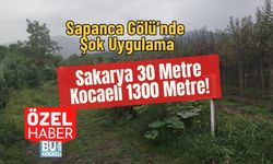 Sapanca Gölü’nde Şok Uygulama: Sakarya 30 Metre, Kocaeli 1300 Metre!