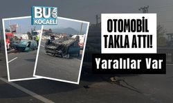 Otomobil Takla Attı! Yaralılar Var