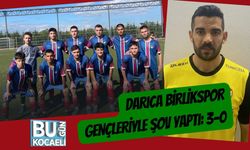 Darıca Birlikspor Gençleriyle Şov Yaptı: 3-0