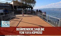 DEĞİRMENDERE SAHİLİNE YENİ YAYA KÖPRÜSÜ