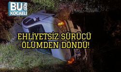 Ehliyetsiz Sürücü Ölümden Döndü!