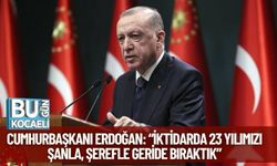Cumhurbaşkanı Erdoğan: “İktidarda 23 Yılımızı Şanla, Şerefle Geride Bıraktık”