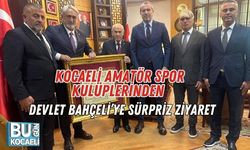 Kocaeli Amatör Spor Kulüplerinden Devlet Bahçeli’ye Sürpriz Ziyaret
