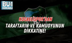 Kocaelispor’dan Taraftarın ve Kamuoyunun Dikkatine!