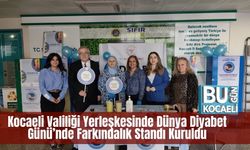 Kocaeli Valiliği Yerleşkesinde Dünya Diyabet Günü’nde Farkındalık Standı Kuruldu