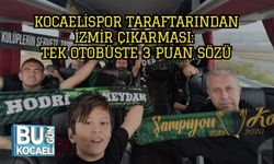 Kocaelispor Taraftarından İzmir Çıkarması: Tek Otobüste 3 Puan Sözü